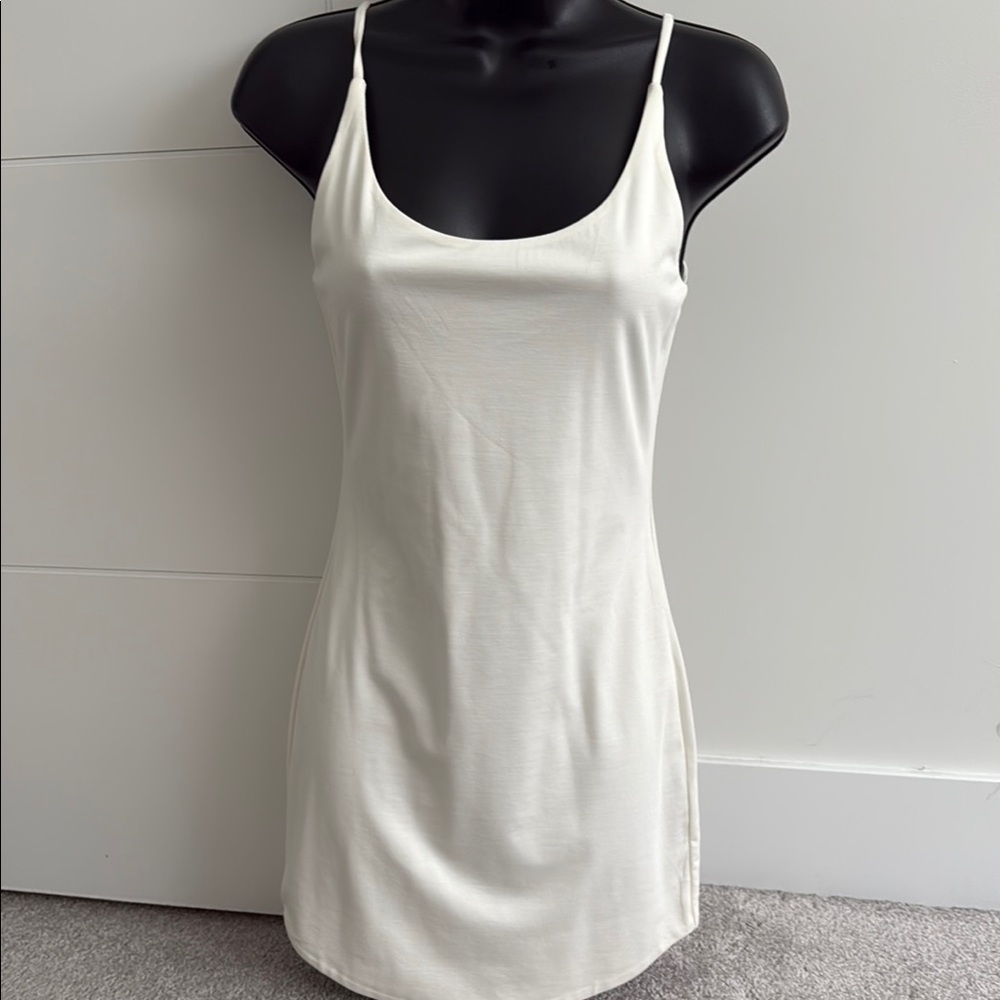 Privacy Please White Mini Dress